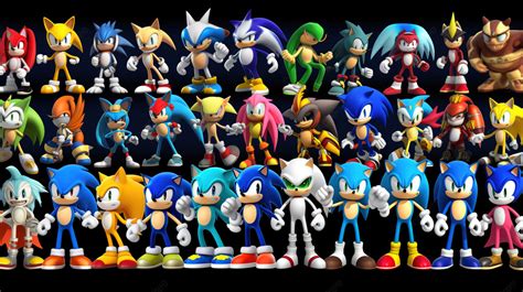 todos os personagens do sonic|Todos os principais personagens dos jogos de Sonic!